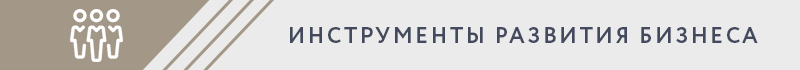 ИНСТРУМЕНТЫ РАЗВИТИЯ БИЗНЕСА